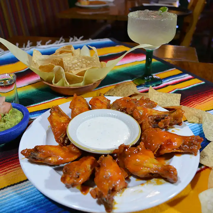 Chicken Wings Appetizers Pancho's Mexican Restaurant El Cajon