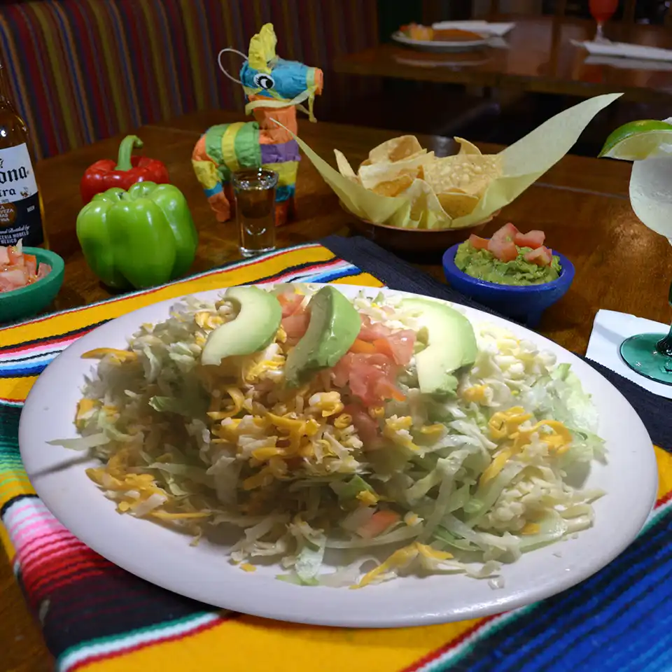 Tostada Compuesta | Pancho's Mexican Restaurant El Cajon
